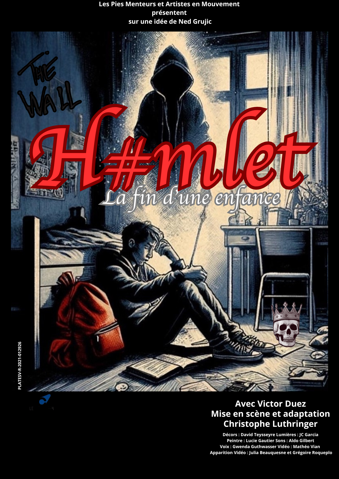 AFFICHE H#mlet Pies Menteurs Luthringer